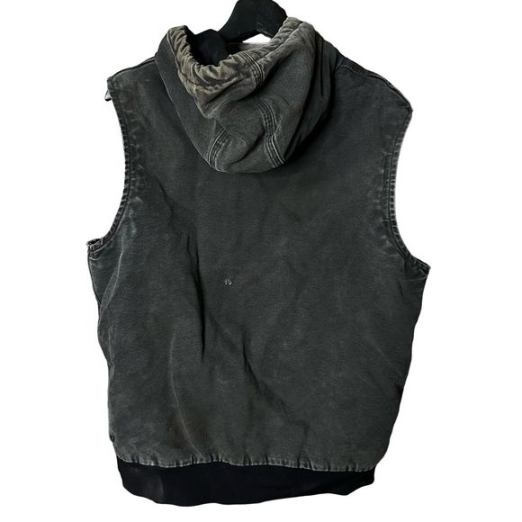 Carhartt Duck Hooded Vest Large - Picture 2 of 4